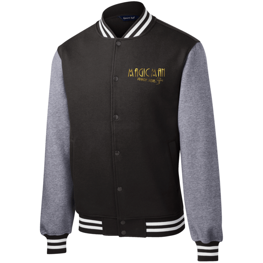 ST270 Fleece Letterman Jacket - MAGICMAN PRODUCTIONS