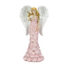 Solar Powered Pink Rose Angel Statue - MAGICMAN PRODUCTIONS